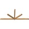 Ekena Millwork Kennewick Timber Gable Bracket, Western Red Cedar, 108"W x 49"H x 3 1/2"D x 3 1/2"F, 11/12 Pitch GBW108X49X0404KEN00SWR - alternate 2